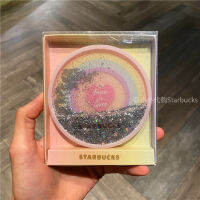 Starbuck Cup 2022 Rainbow Oil Coaster Lover Rainbow Coaster Mug แผ่นกันลื่น Simple