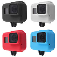 ที่มีสีสันยางซิลิโคนอ่อนนุ่มกรอบเคสสำหรับ GoPro ฮีโร่5 6 7สีดำฝาครอบป้องกันไปโปรการกระทำอุปกรณ์เสริมสำหรับกล้อง