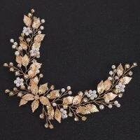 ☑ Hair Accessories Wedding Gold Rhinestone Gold Hair Accessories Women Wedding - Gold - Aliexpress