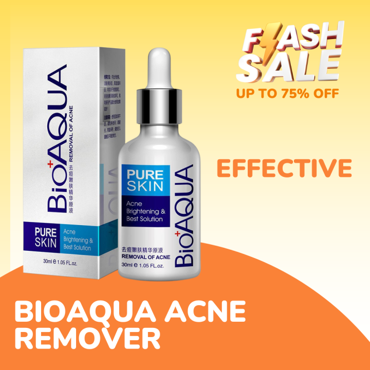 Original Bioaqua Face Acne Treatment Scar Marks Serum led Lighting Removal Spots Essential Oil