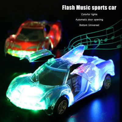 【Six Coins Stars】 Electric Police Car Music Led Light Cool Toy Car Gift for Boys Kids