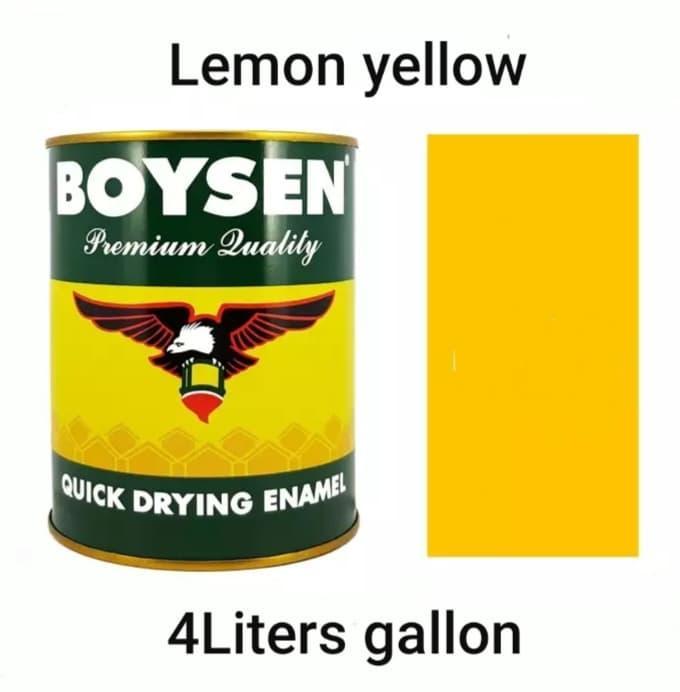 1 GALLON BOYSEN QUICK DRY ENAMEL SAMMY BROWN ( ANALUX YELLOWISH) 4 LITERS (  Limit Your Order 4 Gallon Max)