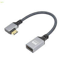 สายแปลงสัญญาณที่เข้ากันได้กับ HDMI กับปลั๊กชุบทองและหางป้องกันการพับสำหรับการ์ดจอแท็บเล็ตจอแสดงผล