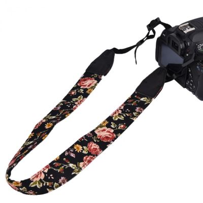 ◑❇ Universal Camera Neck Shoulder Strap Belt for All SLR/DSLR Chinese Style Flower Design