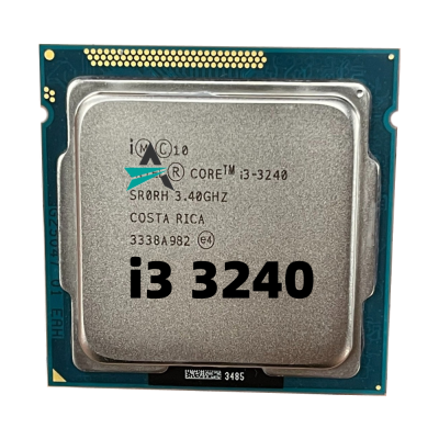 ใช้ I3 3240แบบ Dual-Core 3.4GHz LGA 1155 TDP 55W 3MB แคช I3-3240เครื่องประมวลผลซีพียู I3ส่งฟรี3240