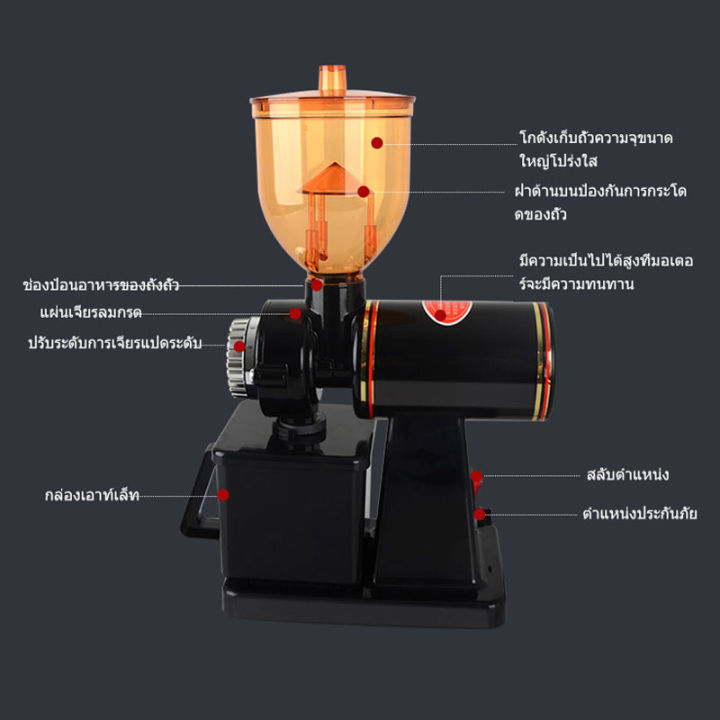 เครื่องบดกาแฟ-เครื่องบดเมล็ดกาแฟ-เครื่องบดกาแฟไฟฟ้า-ผง-26-กรัมต่อวินาที-coffee-grinder-เครื่องบดกาแ-เครื่องบดกาแฟบ้าน