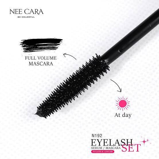 nee-cara-eyelash-set-serum-mascara-n192-neecara-นีคาร่า-มาสคาร่า-บำรุงขนตา