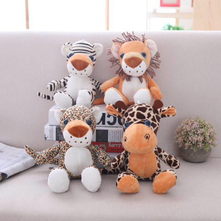 COD & READY STOCK 】 7Inches Forest Animal Cute Jungle Four Brothers ...