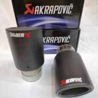 ปลายท่อ akrapovic เเบบเดี่ยว หัวเต็ม (ราคาต่อ1ชิ้น)