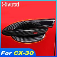 For Mazda CX30 CX-30 Essories Side Door Handle Door Handle Bowl Trim Cover Chrome Exterior Modification Parts 2022 2021 2020