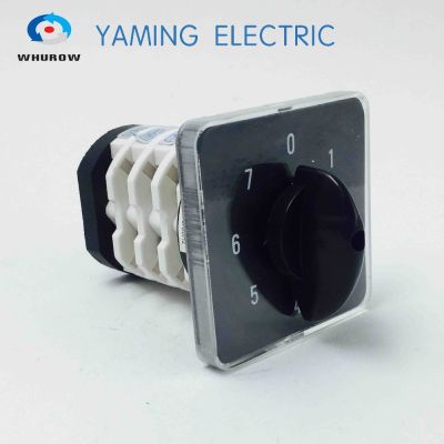 【YF】☜❐◈  YMZ12-25 Electrical changeover cam rotary selector operation main switch transfer 25A 4 Pole 7 position