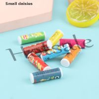 【hot sale】 ❀✁ B32 [Small daisies] 4pcs/set 1:12 Dollhouse miniture Simulation Potato Chips Bottle Kitchen Food Toy