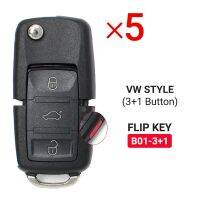 5Pcs/Lot KEYDIY B01-3+1 B-Series Universal Remote Car Key for KD900 KD900+ URG200 -X2 Mini Style