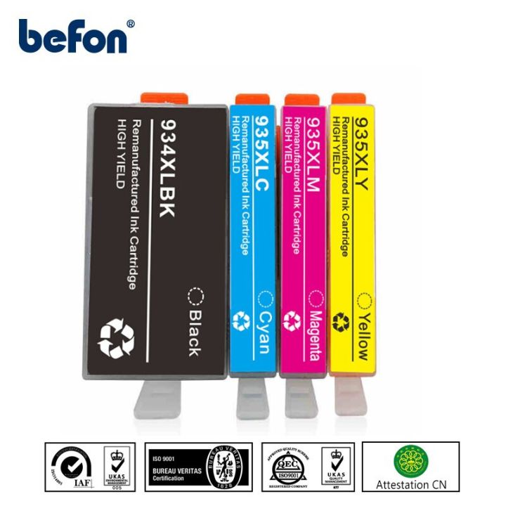 1 Set For Compatible HP 934 935 Ink Cartridge With Chip 934XL 935XL for HP  OfficeJet Pro 6230 6830 6820 Printer