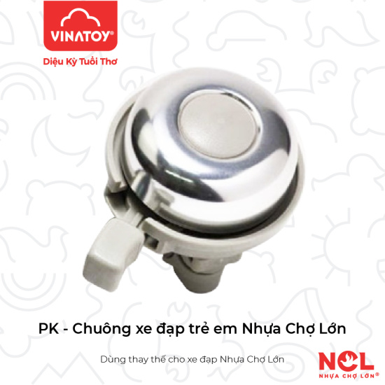 Pk - chuông xe đạp trẻ em nhựa chợ lớn - ảnh sản phẩm 1