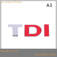 Excellent Car styling alphabet T-D-I Badge Emblem decal DIY สติกเกอร์รถยนต์อุปกรณ์เสริมสำหรับ VW Golf Jetta Passat MK4 MK5 MK6 Skoda