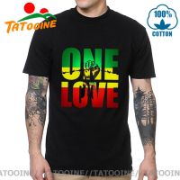 Tatooine Rasta One Love City T Shirt Men Rastafari Lion King Tshirt Jamaica Flag The Best Of Red Yellow Green Design