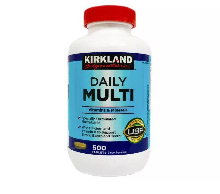 Kirkland Signature Daily Multi Vitamins And Mineral, 500 tablets Lazada PH