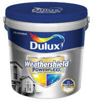 สีน้ำ ดูลักซ์ เวเธอร์ชีลด์ พาวเวอร์เฟล็กซ์ ชนิดเนียน ขนาด 3 ลิตร (Dulux Weathershield PowerFlex Sheen)