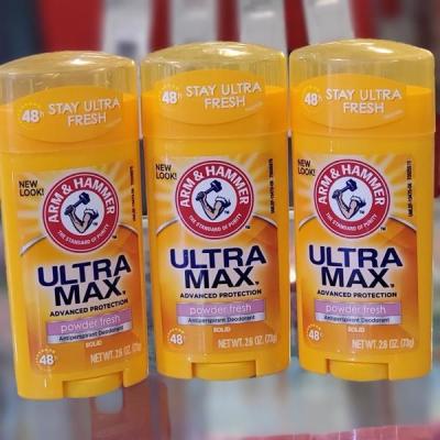 American Arm Hammer UltraMax Powder Fresh womens antiperspirant deodorant talcum powder flavor