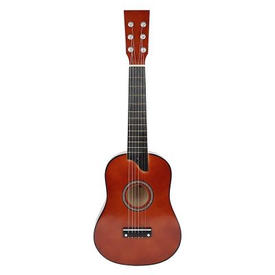 ；‘【； 25Inch Mini Small Guitar Basswood 6 Strings Acoustic Guitar With Pick Strings For Beginner Children Kids Gift