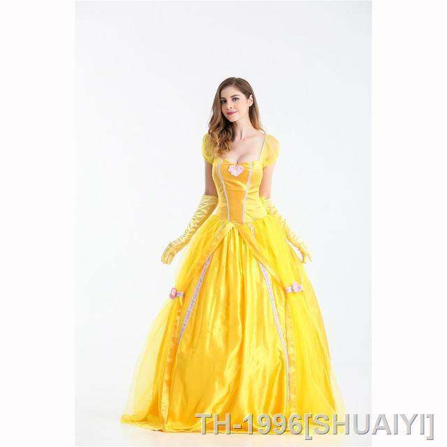 shuaiyi-ฮาโลวีน-belle-beleza-e-besta-trajes-mulheres-adulto-vestidos-de-festa-fantasia-meninas-longo-princesa-feminino-อะนิเมะคอสเพลย์