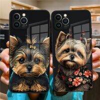 Yorkshire Terrier Dog Puppy Phone Case For Apple IPhone 14 Pro 12 11 13 Mini X XR XS Max 8 7 6 Plus SE 2020 Glass Design Cover Electrical Safety