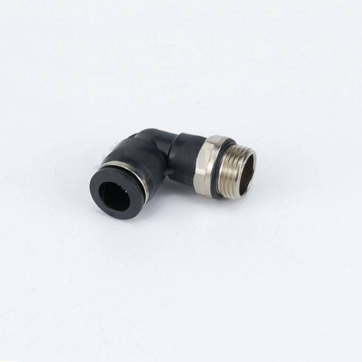 GOGO L type 10mm G1/4" Elbow PU hose connector 90 degree PL10-G02 Nylon Pipe Joint Pneumatic Air Fitting Pipe Fittings Accessories