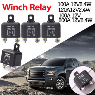High Current 4 Pin Car Relay 12V 200A/100A Car Truck Motor Automotive Relay Continuous Type Automotive Car Relays Normally Open Electrical Circuitry P