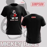 T SHIRT - (All sizes are in stock)   Mickey Racing VER. 2 Honda Racing T-shirt  (You can customize the name and pattern for free)  - TSHIRT