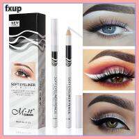 FXUP อายไลเนอร์สีขาวแบบตลกปากกาอายไลเนอร์ไฮไลท์12ชิ้น/กล่องกันน้ำ