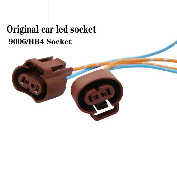 xps 1pcs Original 9006 HB4 car LED Female Adapter Wiring Harness