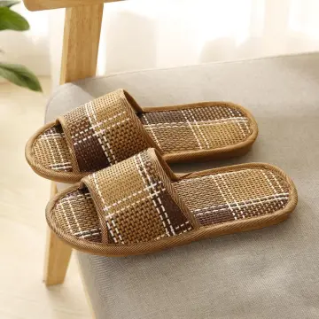 Bamboo discount house slippers