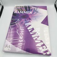 Hammer แผ่นใส สำหรับเขียน หนา 0.10 มม. ขนาด A4 (1กล่อง/100แผ่น) (นำไปทำ Face Shield ได้)