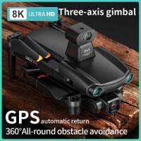 เครื่องบิน S802พร้อมกล้อง HD GPS 8K ESC,3แกน EIS Gimbal 360 ° มอเตอร์ไร้แปรงถ่าน30นาทีเครื่องบินพับได้รีโมทคอนโทรล10กม. เฮลิคอปเตอร์พับได้สำหรับเป็นของขวัญจากผู้เชี่ยวชาญ