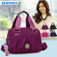 Bermoon Women S Shoulder Messenger Leisure Cloth Bag Women S Small Bag Tide Nylon Oxford Cloth Handbag