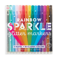 rainbow sparkle glitter markers สีเมจิกกลิตเตอร์