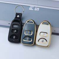 2+1/2/3 Buttons Car Remote Key Case Shell Fob Cover For Hyundai Kia Tucson Sonata Santa FE Carens Key Chains