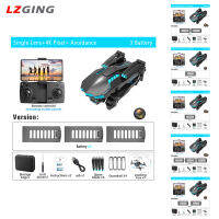 Lzginger X6 PRO โดรนขนาดเล็กกับกล้องสำหรับผู้เริ่มต้น,4K โดรนกล้อง HD WIFI FPV Rc ° 120ของเล่นควอดคอปเตอร์บังคับวิทยุพับเก็บได้เลนส์ปรับได้สำหรับเป็นของขวัญ