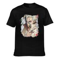 Custom Printing Dr Stone Senku Ishigami Tsukasa Post Apocalyptic Anime Tshirts Mens Gifts