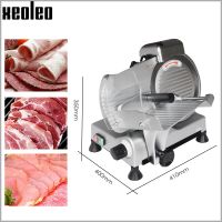 THAI Commercial Meat Slicer Electric Meat planer Frozen Fat Cattle/Mutton Roll Slicer Semi-Automatic Skiving machine 8 inch