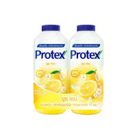 SuperSale63 แป้งเย็น โพรเทคส์ สูตร ยูซุ เซน 280 กรัม แพ็คคู่ แป้ง Protex แพ็คคู่