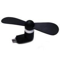 Micro-USB Port Fan Mini USB Flexible Fan for Android Phone Samsung LG HTC HUIWEI (Black)