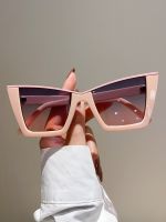 【CC】✱ﺴ  LUMIAS Sunglasses Fashion Oversized Color Shades Eyewear Brand Design Semi Metal Frame Glasses