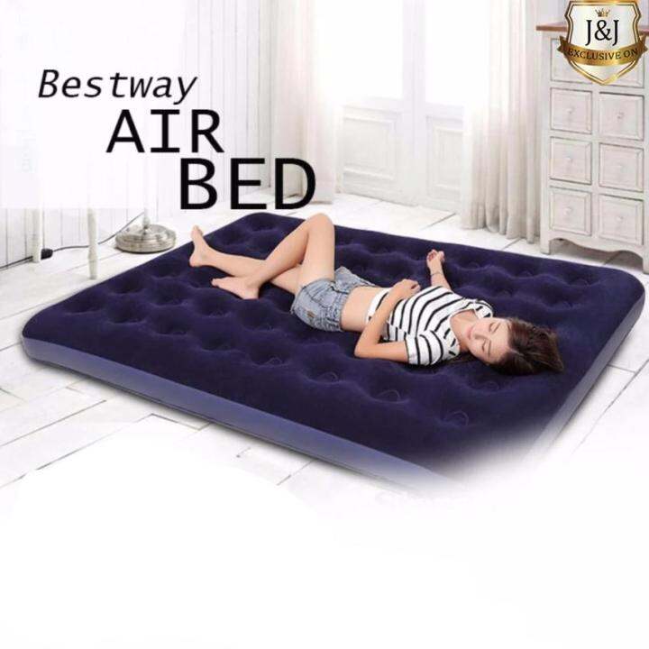 Bestway Comfort Quest Inflatable Double Bed With Free Pump 