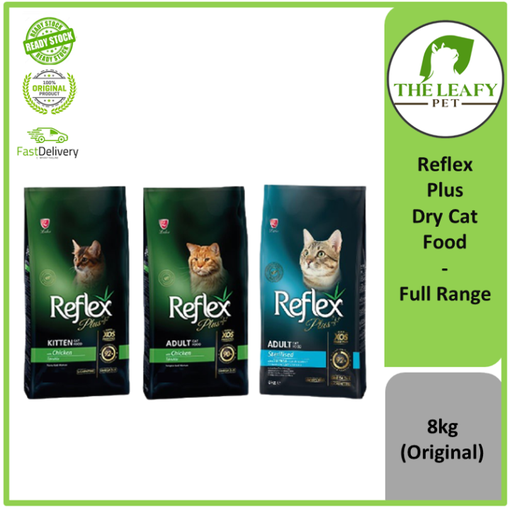 Reflex Plus Dry Cat Food Full Range 8kg ( Original Pack ) Lazada