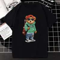 Camisetas De Oso De Peluche Harajuku Para Hombres y Fashion Printed 100% Cotton Summer New Tops Round Neck Cheap Wholesale Funny t Shirt Branded t Shirt 2023 High Quality Brand t Shirt Men Unisex Pop Style Xs-3xl 2023 new popular