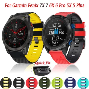 26mm Quick Fit Watch Band Strap Bracelet For Garmin Fenix 7X Solar 6X Pro  5X 3HR