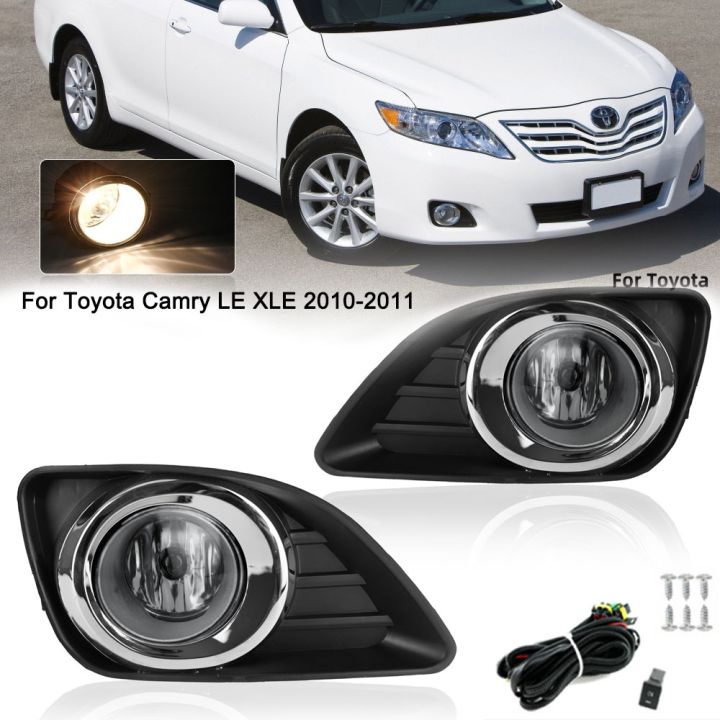 fog-lights-for-toyota-camry-xv40-le-2010-2011-led-headlight-chrome-fog-lamp-cover-grill-bezel-switch-trim-car-accessories