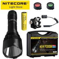 NITECORE ชุด P30ล่าเหยื่อใหม่1000ลูเมน Outfoor ไฟฉายยุทธวิธี LED ไฟฉายกับ NL2140 4000MAh แบตเตอรี่ชาร์จ UI2